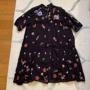 Zara mini dress - embellished with sequin floral design
